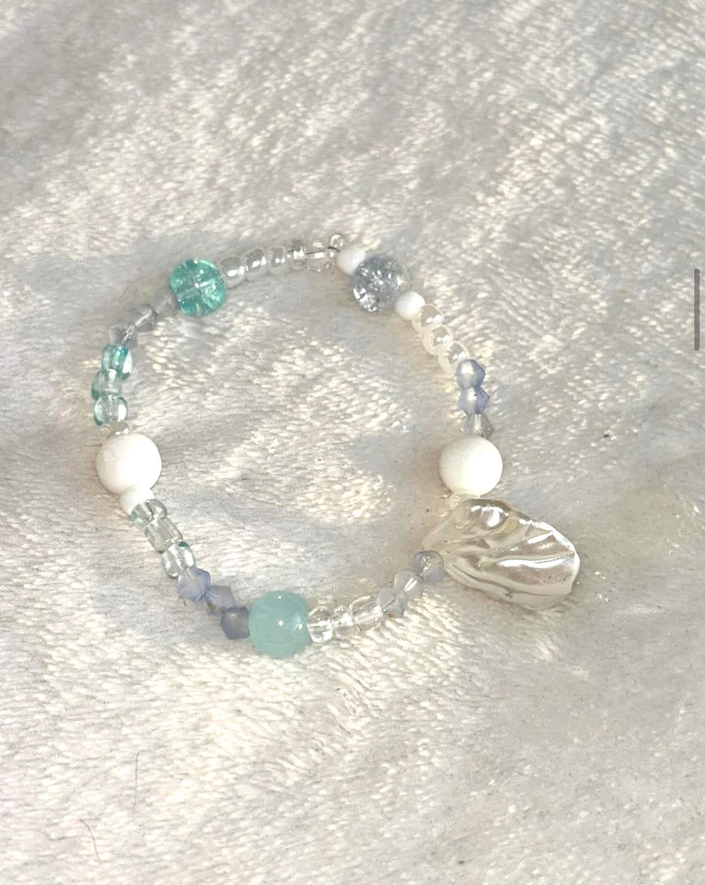 Blue mermaid bracelet