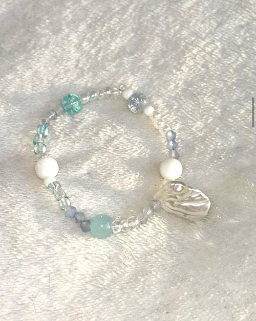 Blue mermaid bracelet