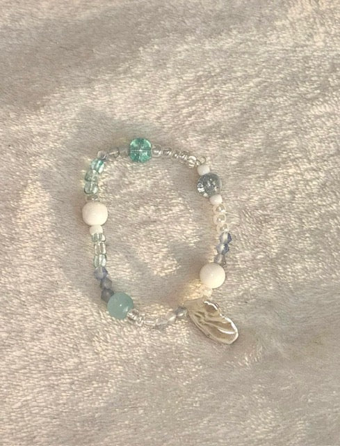 Blue mermaid bracelet