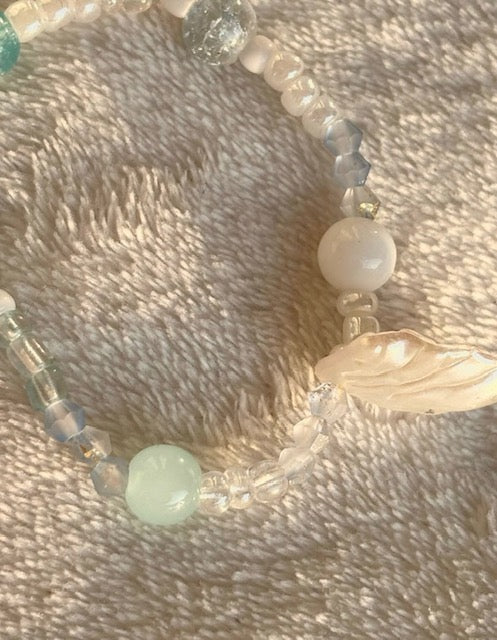 Blue mermaid bracelet